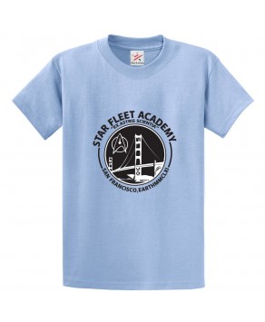 Star Fleet Academy Star Trek Classic Unisex Kids and Adults T-Shirt for Video Game Fans